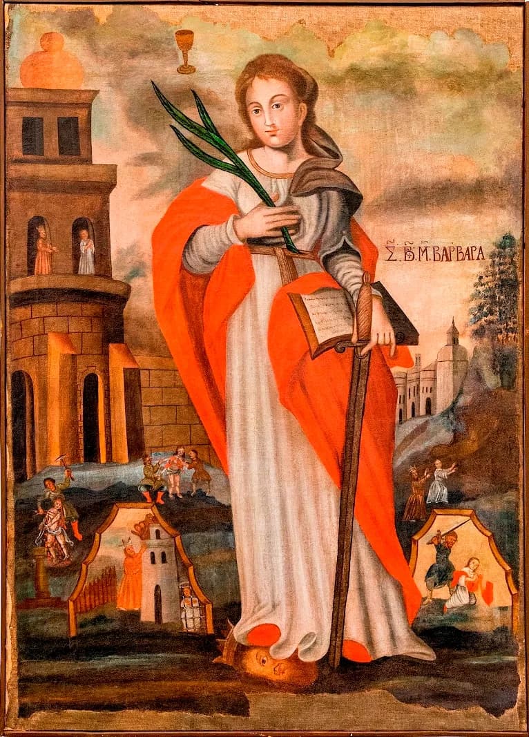 Ікона св. Варвара XVIII ст.