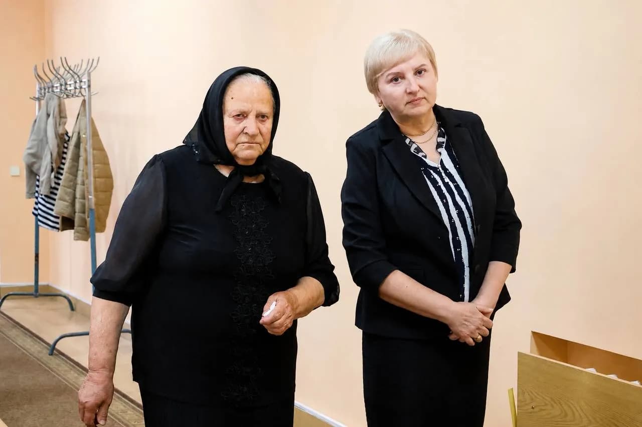 Мама та сестра полеглого Героя Віктора Колодія