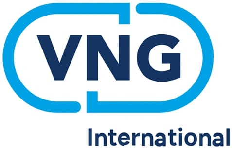 На фото зображено логотип VNG International