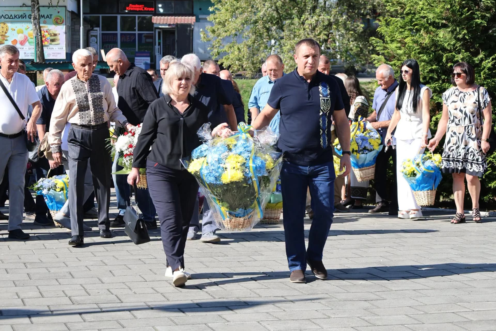 покладання квітів до пам’ятника загиблим шахтарям