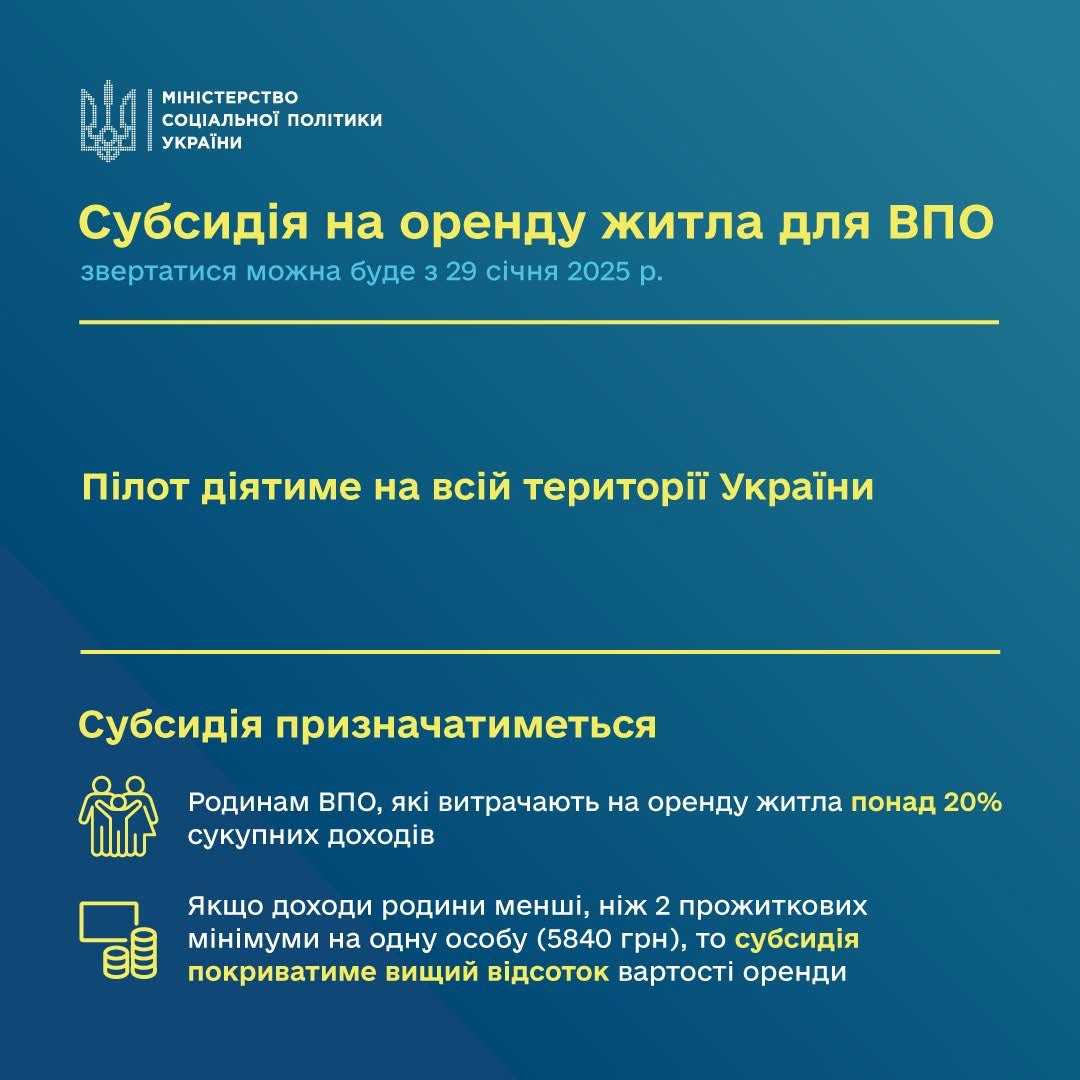 До уваги внутрішньо переміщених осіб!