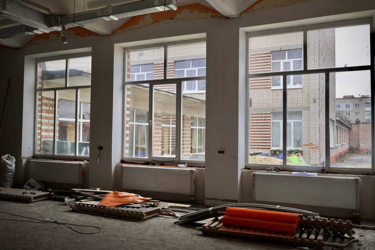 Тривають ремонтні роботи у харчоблоці Гімназії імені родини Луговських