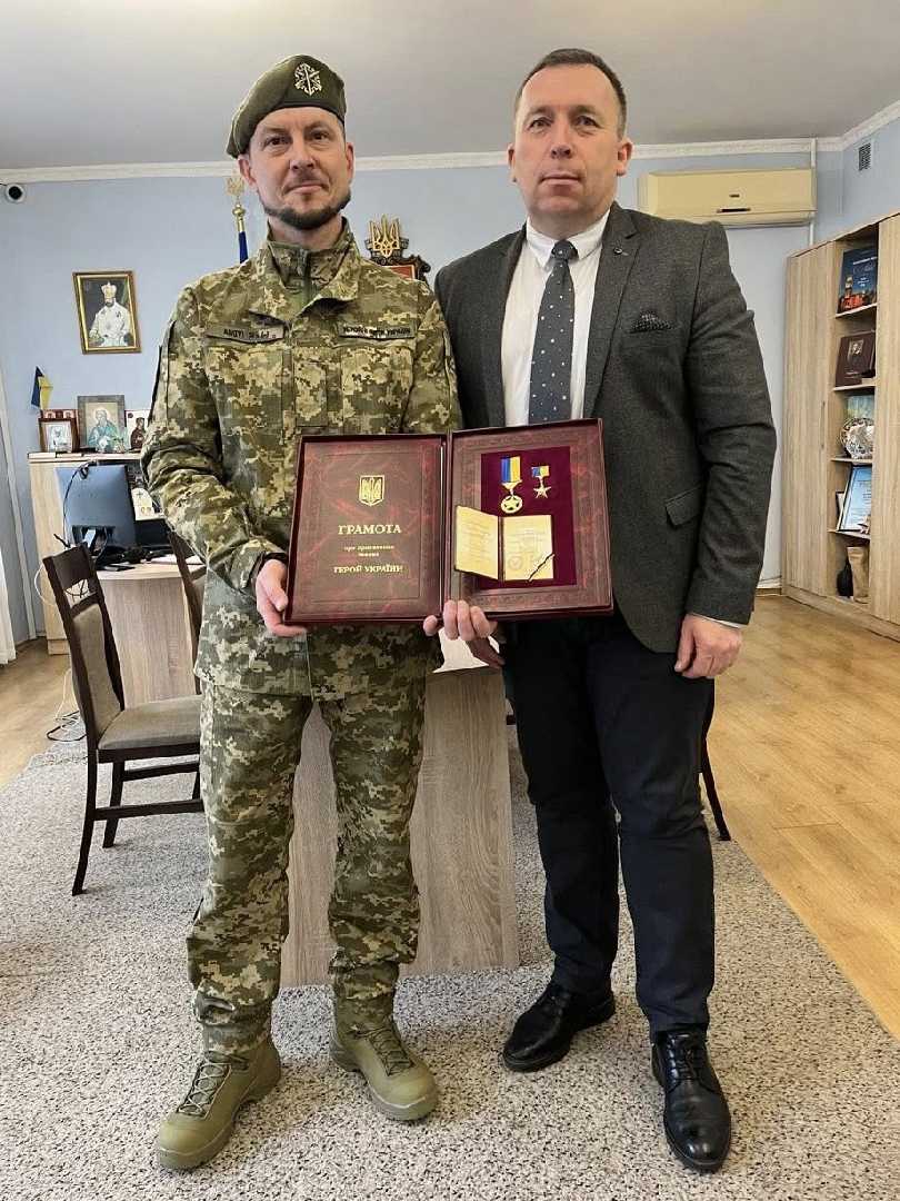 Міський голова Андрій Залівський зустрівся з Героєм України Любомиром Мікалом