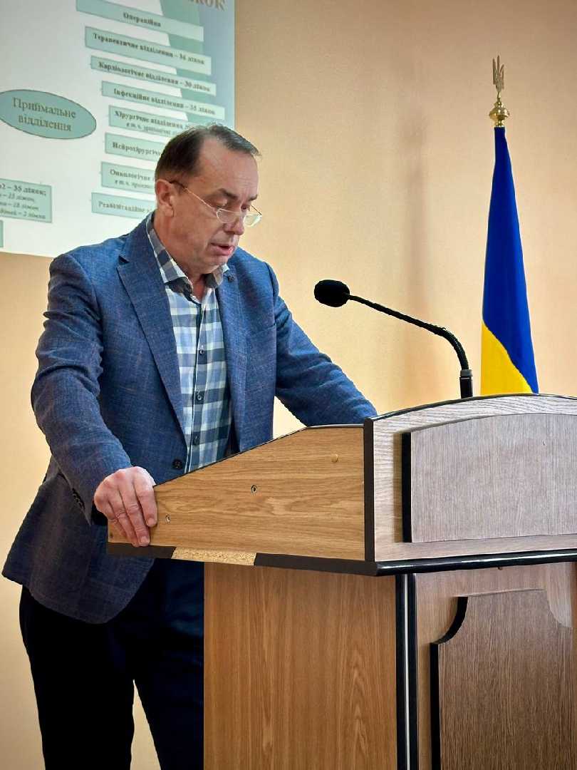 Ігор Грондзаль відзвітував про діяльність Центральної міської лікарні